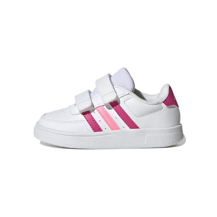 

Adidas Neo Breaknet 2.0 Slip Resistant Abrasion Resistant Low top Baby & Toddler Shoes White Pink Infant And Toddler hp8973 26