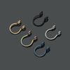 Stainless Steel European & American Fashion Double Circle Nose Ring Clip (Piercing-Free)