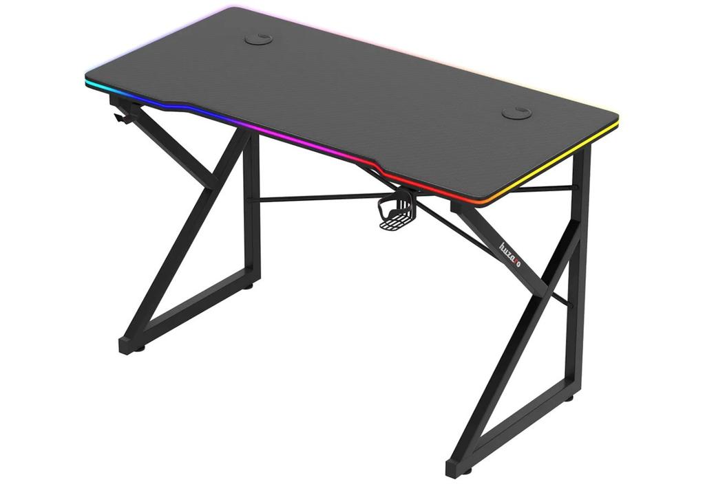 Huzaro Hero 1.7 RGB Black Gaming Desk