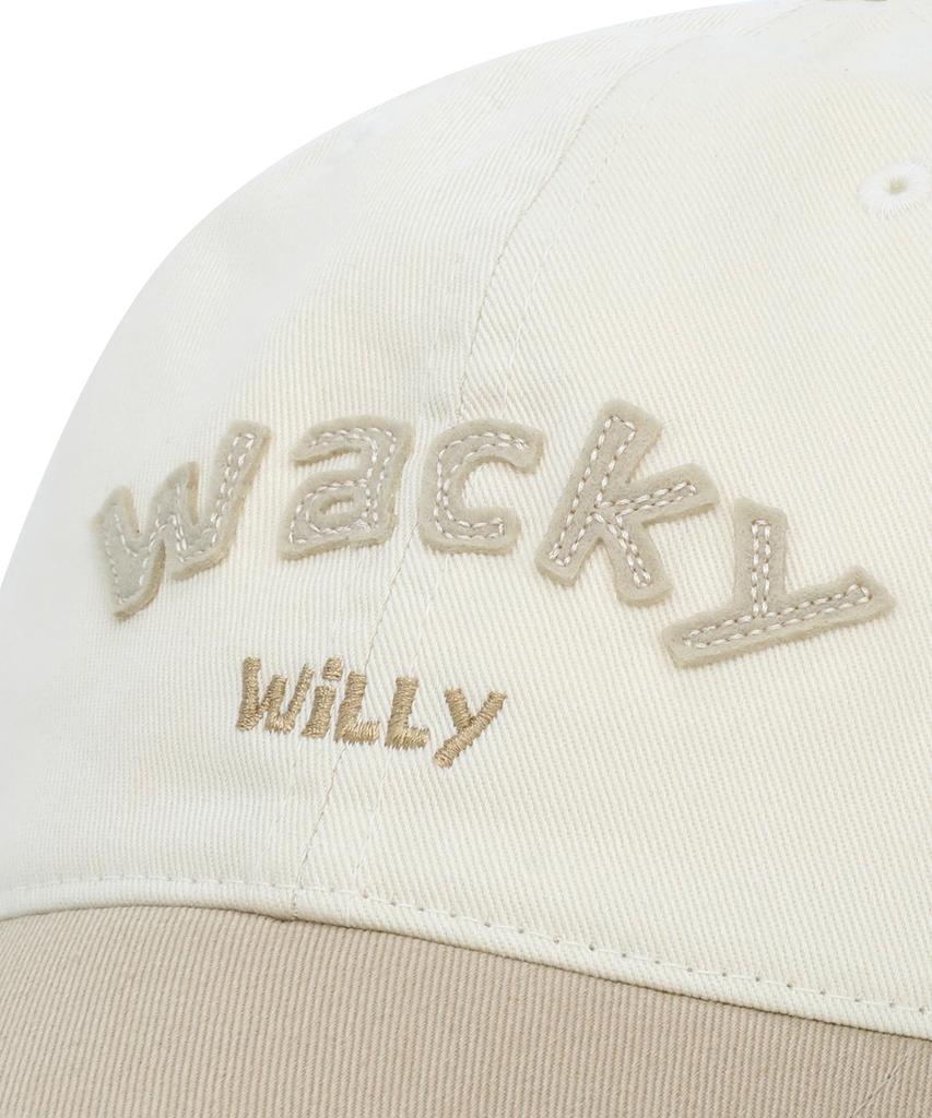 WACKY WILLY Applique Contrast Cap (3 Colors)