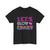 Party 80s Group Team Lets Crazy Retro Colorful Quote Glowing T Shirt