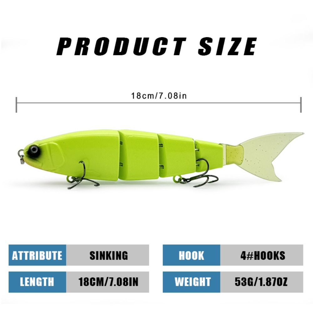 Schwebendes Design Swimbait Angelköder 18cm Kunstköder Premium Große Hartköder Bassangeln