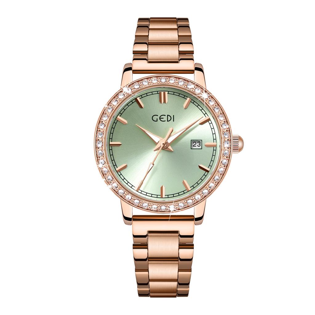 Light Luxury Stainless Steel Women'S Watch Calendar Waterproof Premium Watch Women'S Quartz Watch