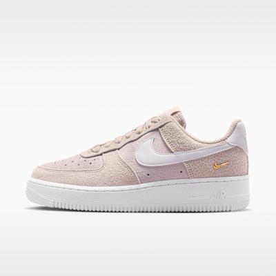 Nike Air Force 1 Кожаные Скейтбордические Кроссовки Женские Розовые Белые 38