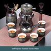 Automatic Ceramic Kung Fu Tea Set for Home: Teapot, Cups, Canister, Tray