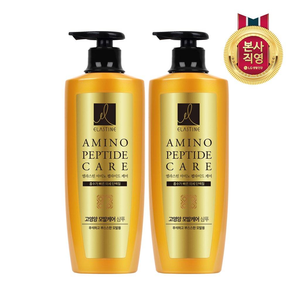 ELASTINE Aminopeptide High-Nutrient Shampoo 600ml x 2