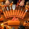 Fruit And Vegetable Carving Set Halloween Pumpkin Tools Kit, Stainless Steel Blades Anti-slip Cutter Handles Cutters, Manual DIY Jack-O-Lanterns