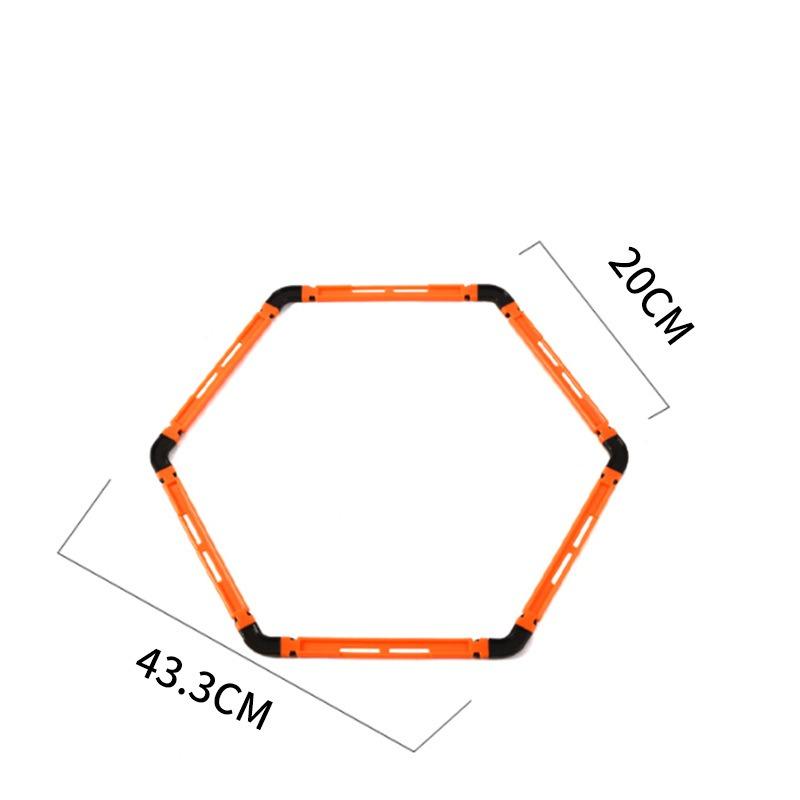 

Football Training Agility Circle Detachable Portable Soccer Accessory PP Wear-resistant High Flexibility Physical Circle