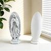 Unique Bookcase Accents Our Lady of Guadalupe Religious Statue, Virgin Mary Figurine, Resin Sculpture, Statement Piece for Cabinet Inspirational