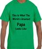 Funny Humor World's Greatest Papa T Shirt T Shirt