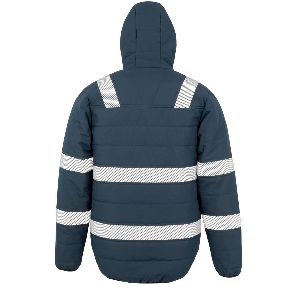 Result Echte Recycelte Herren Ripstop Sicherheits-Steppjacke