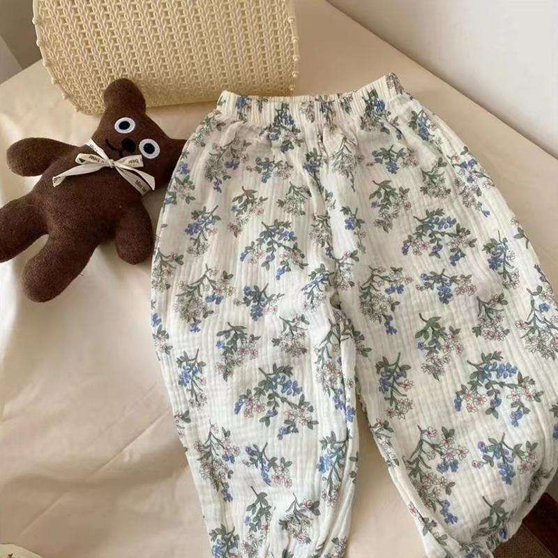 135x50/500CM Retro Küçük Çiçekli Saf Pamuk Çift Katlı Krep Kumaş Pijama, Çocuk Kıyafetleri, El Yapımı DIY Kumaş İçin