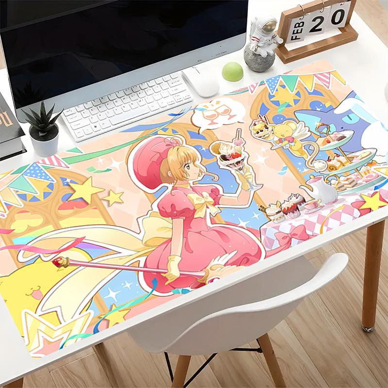 Mouse Pad Ccard Captor Sakura Office Table Mat Varmilo Keyboard Pad Esports Gaming Accessories Kawaii Japanese Anime Mousepad