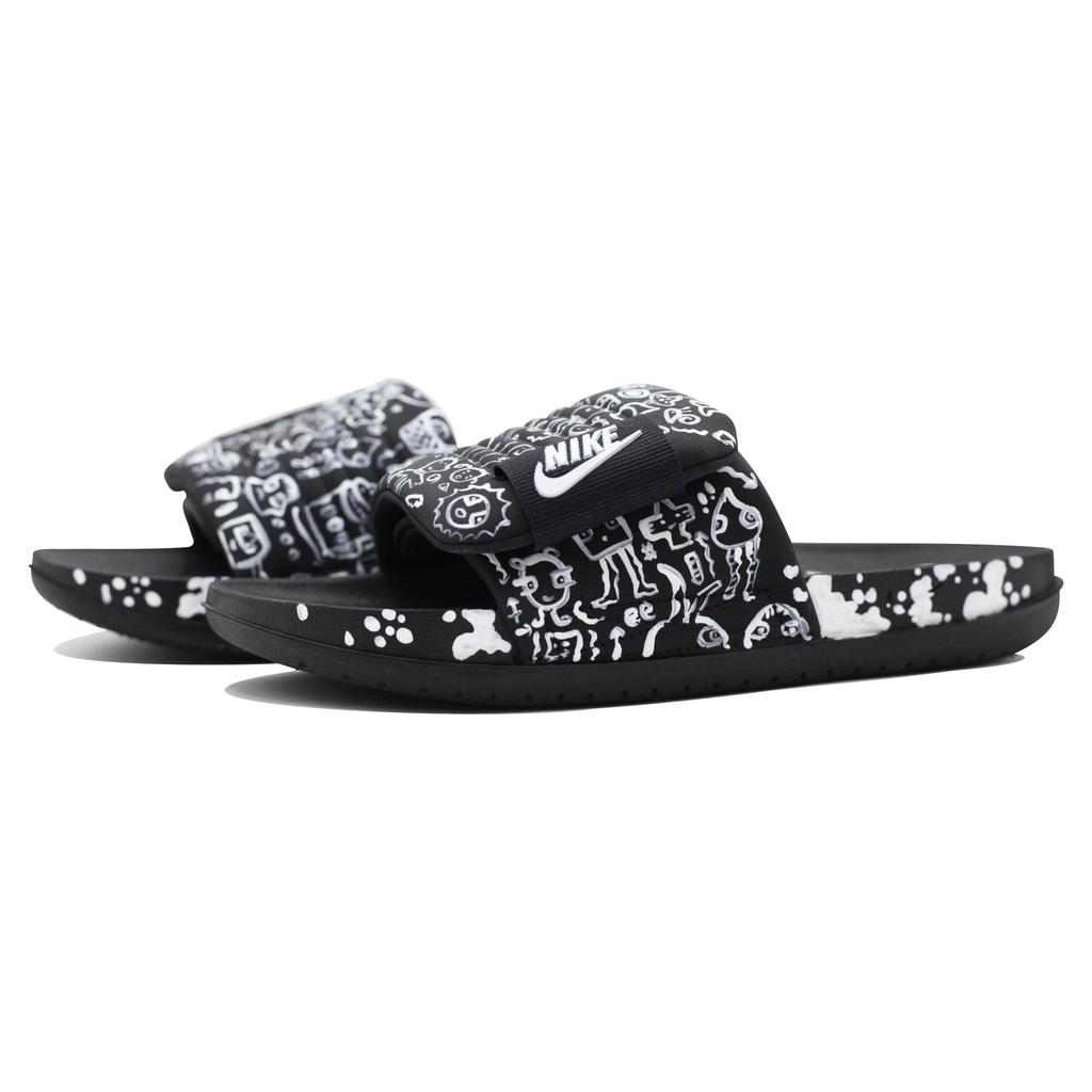 Nike Offcourt Slip Resistant Abrasion Resistant Slide Slipper Unisex Black White DQ9624-001(Team39-AMY233)