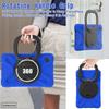 For Samsung Tab A7 A8 A9 A11 Plus SM-X230 X210 X200 T220 S6 Lite 10.4" Shockproof Tablet Case Pull Ring Stand Strap Rugged Funda