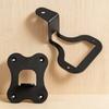Wall Mounted Speaker Holder Metal Bracket Set for WiiM Sound Lite Speaker Living Room Setup, Two-Piece Space-Saving Design