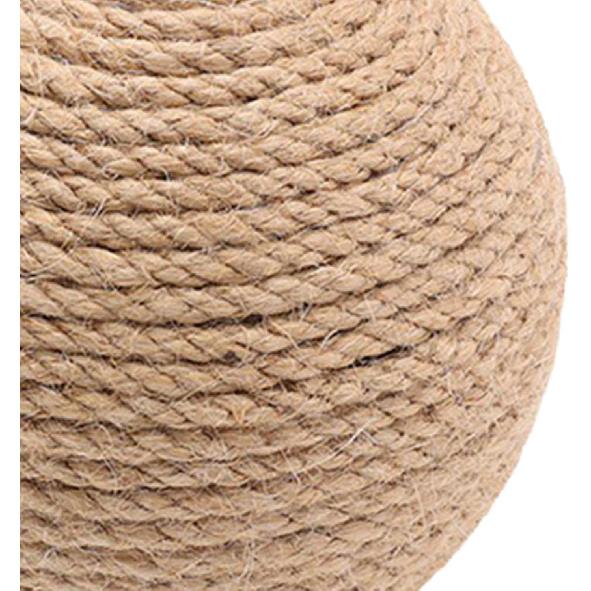 Cat Scratching Ball,Grind Claw,Furniture Protection, Wear Resistant Cat Scratcher Ball Sisal Rope Kitten Interactive Toy