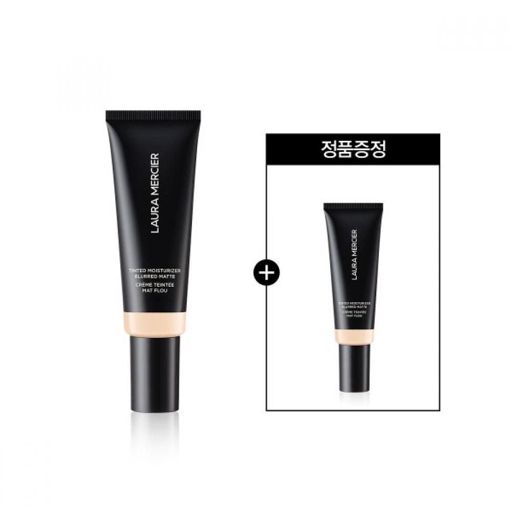 Laura Mercier Оттеночный увлажняющий крем Blurring Matte + мини-помада 0N silk