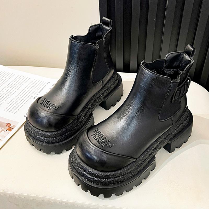 High Heels Ankle Women Boots Fashion Casual Platform Shoes  Winter New Sport Motorcycle Boots Cozy Retro Designer Boots Lady