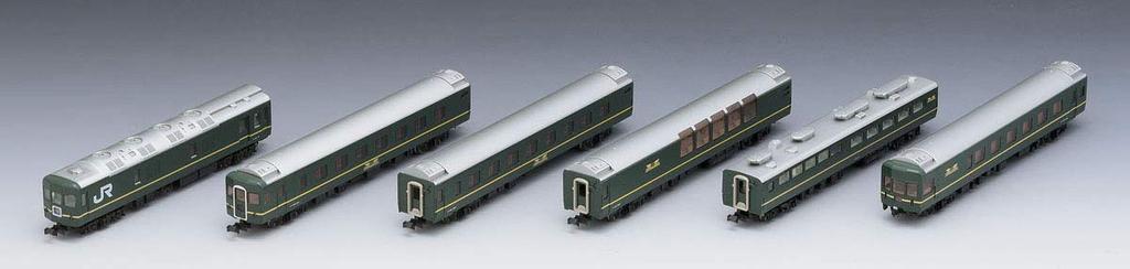 TOMIX N Gauge 24 Series 25 Twilight Express Basic Set B 6 Cars 98362 Railway Model Passenger Car