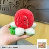 Watermelon Fruits Plushies Keychain Simulation Fruit Stuffed Doll Fruits Plush Pendants  Ornaments