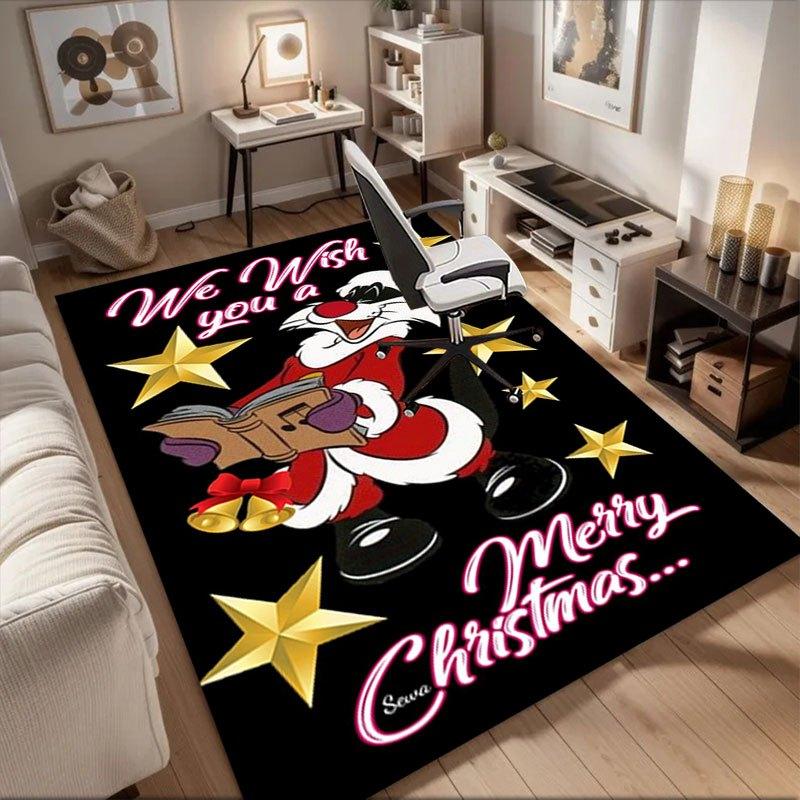 Sylvester Christmas Phone WallpaperOffice Mat Home Decor Gift For Halloween & Christmas LD153 60cm by 90cm