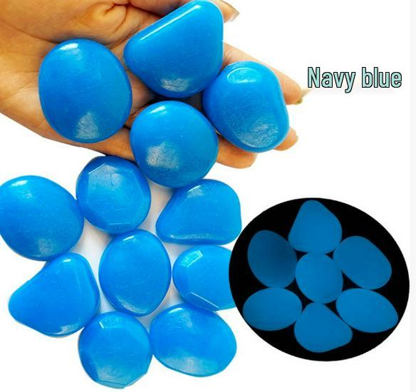 4.5cm Large Colored Luminous Stone for Fish Tank and Garden Landscaping - 15g, Glows At Night.
