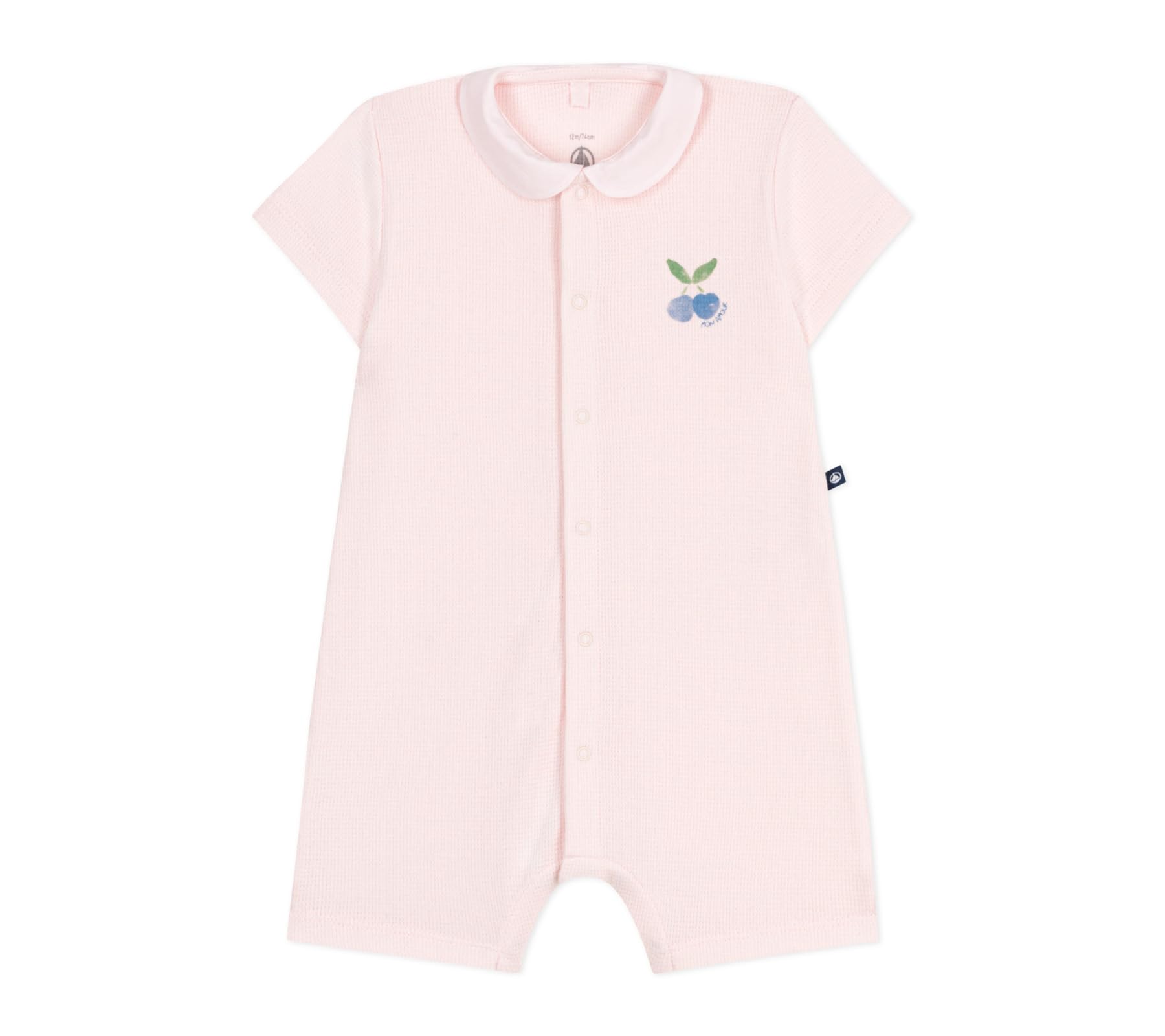 

Petit Bateau Short Romper A0CG0 Light Pink 12 Months 74cm