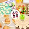 12-Piece Stainless Steel Cookie Cutters Set, Dough Fruit Vegetable Cutter, Ideal for Kids Meal Prep
