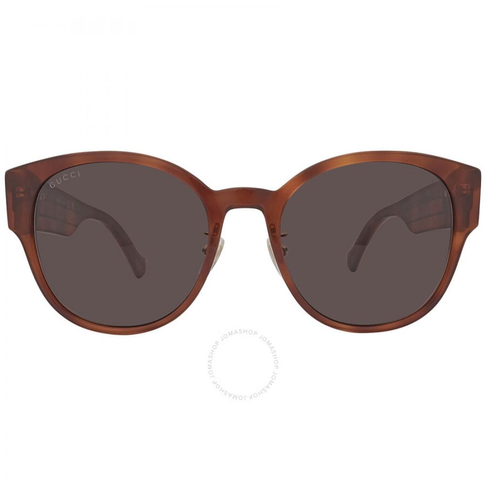

Gucci Brown Oval Ladies Sunglasses GG1304SK 004 56