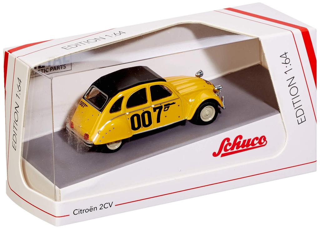 Schuco Citroen 2CV 007 Yellow 452016600
