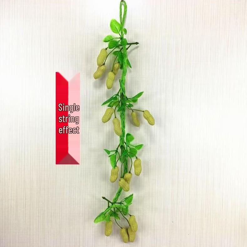 Artificial Vegetable & Fruit Skewer Wall Hanging - Chili & Corn Decor