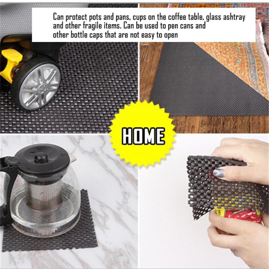 Universal 150CM*30CM Multipurpose Non-Slip Mat Black for Home Office Cars Caravans Use Anti Slip Mat Roll Can Be Cut Any Size