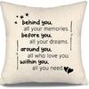 To My Bonus Daughter Gift Ideas Throw Pillow Covers for Bonus Daughter from Bonus Mom Bonus Dad Birthday Graduation Thanksgiving