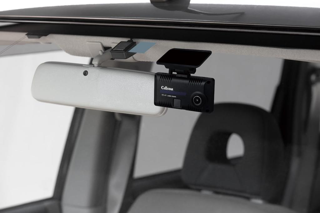 CELLSTAR Drive Recorder Safety Radar with Front and Rear Dual 2 Full HD with microSD Laser and Radar Zone 30 Free GPS Data Made in CELLSTAR LCD RD-60