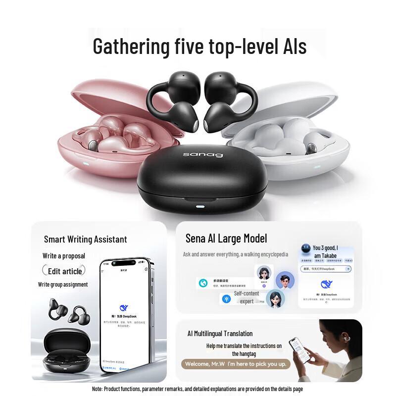 Saina G6S Open-Ear Ear-Hook Bluetooth Sports Headphones