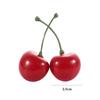 Decoration Mini Food Crafts Fruit Ornament Red Cherries Fruit Model Faux Cherry Artificial Cherries