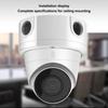 Security Camera Mount Bracket Built in Cable Water Proof Universal Anti Slip Security Camera Mounting Holder for TP Camera
