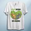 Fartners In Crime Valentines TShirt Funny Couples Love Tee