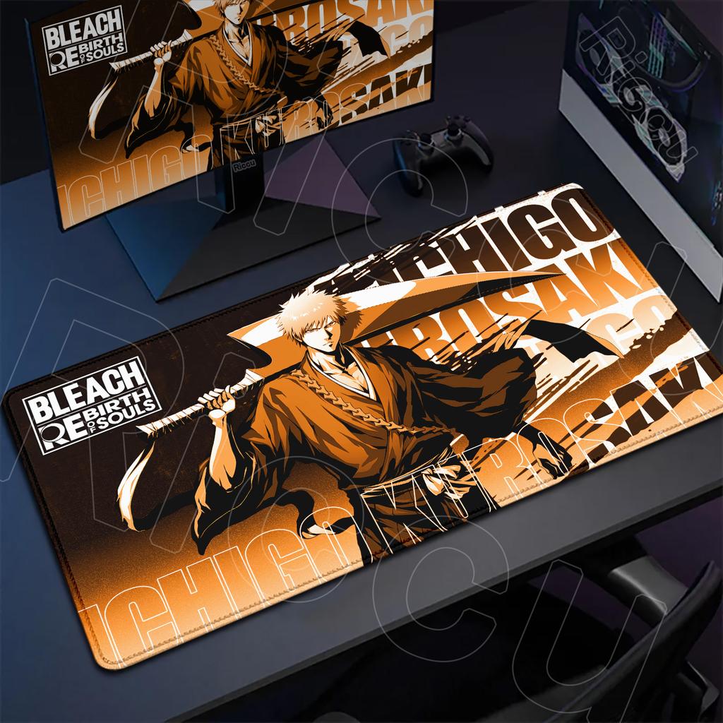 Gaming BLEACH Mauspads XXL Laptops Büro Langlebige Schreibtischmatte 900x400mm Kuchiki Rukia Gamer Schrank Tastatur Teppich Speed Mauspads
