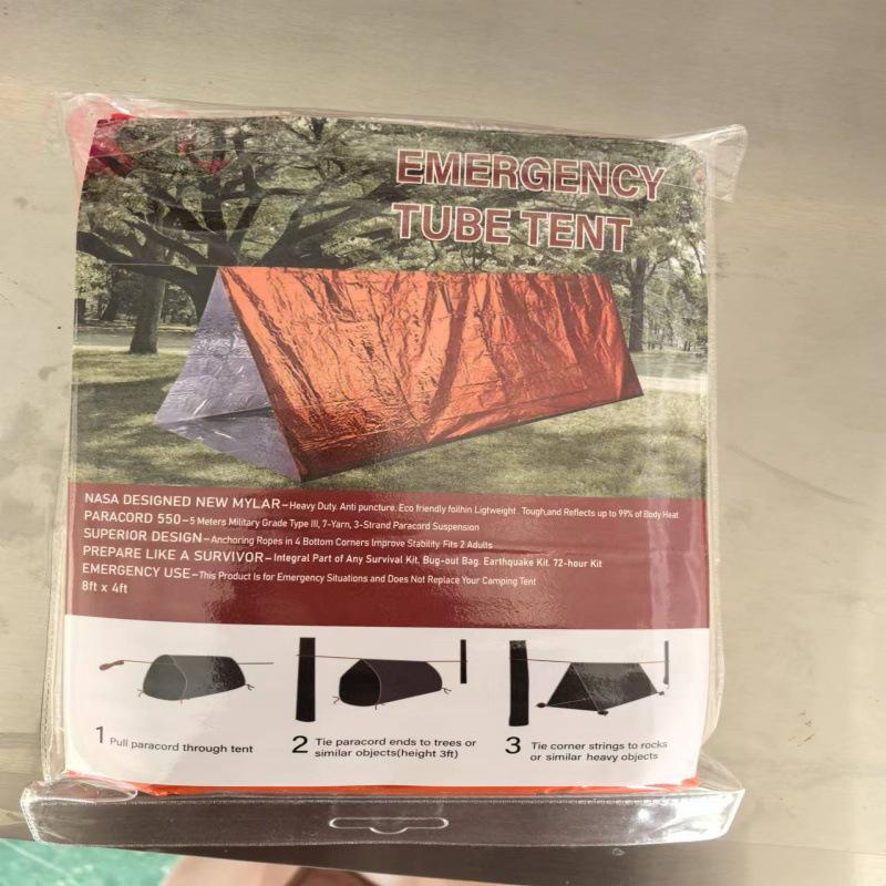 Emergency Survival Thermal Tent & Blanket Set