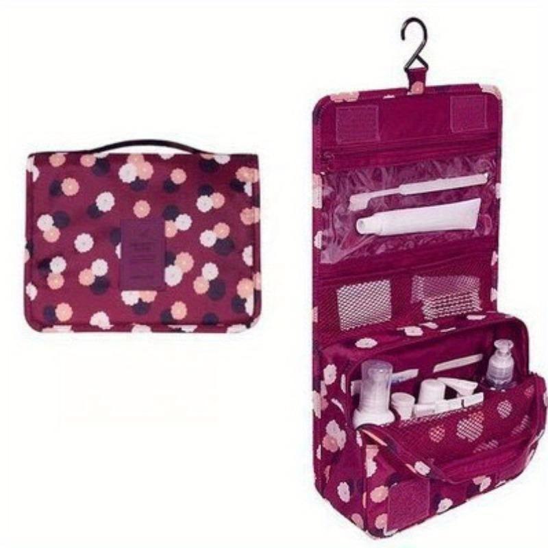 

1 шт., мужская и женская сумка для макияжа в ванной, подвесная дорожная сумка для хранения, водонепроницаемая косметичка для красоты, личные косметички, органайзер для мытья