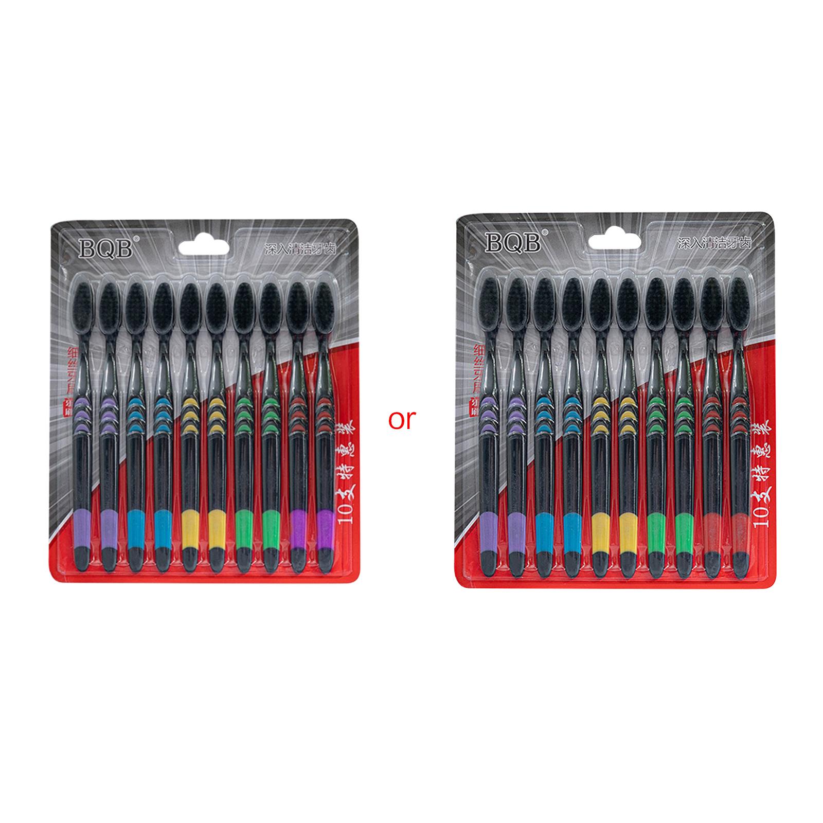 Soft Bristle Toothbrush for Nano Toothbrush Cleaning Tongue Coating Oral Care 1 чёрный