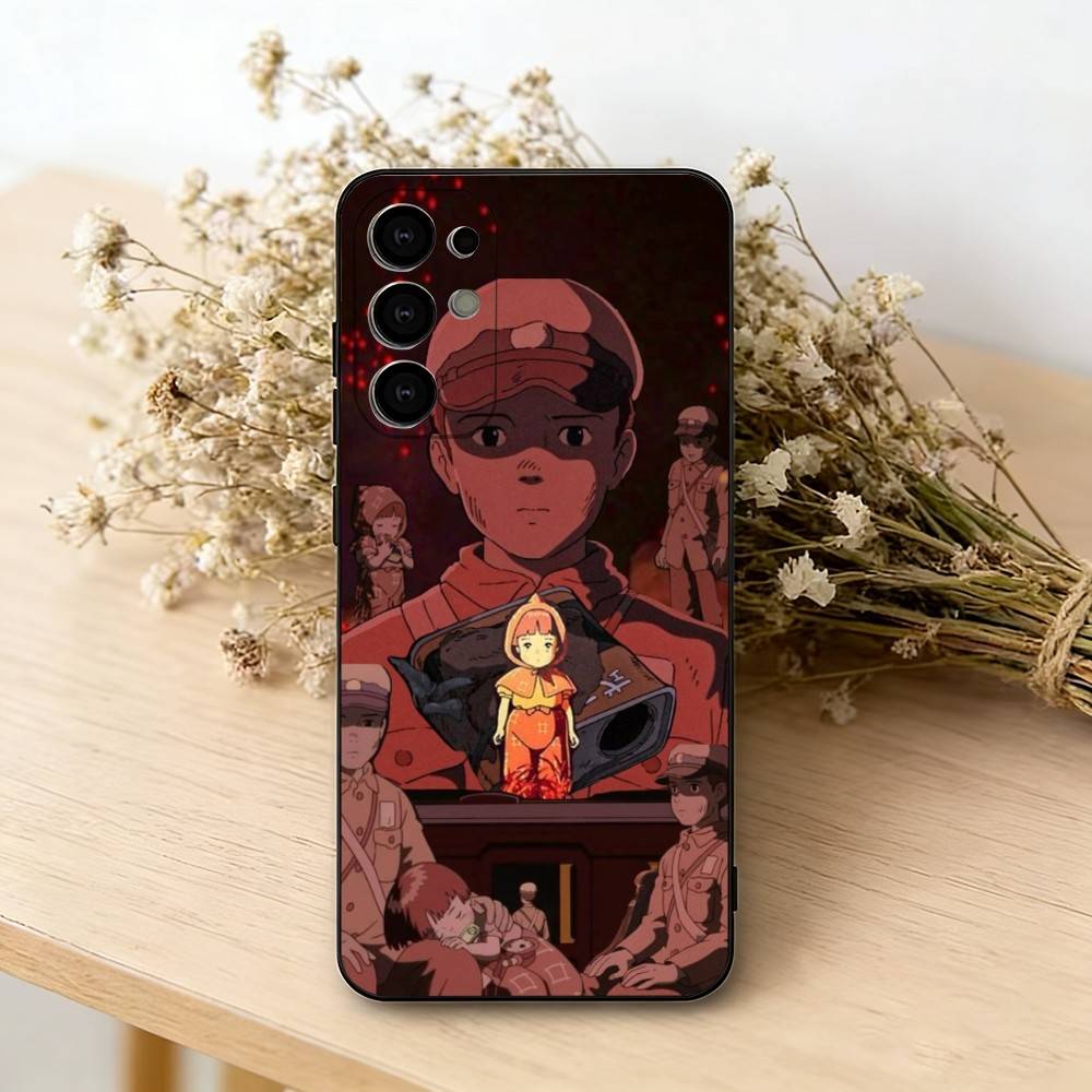 

G-Grave of the F-Fireflies Phone Case For Samsung S25,S24,S21,S22,S23,S30,Ultra,S20,Plus,Fe,Soft Silicone Black Cover Samsung S22plus5G