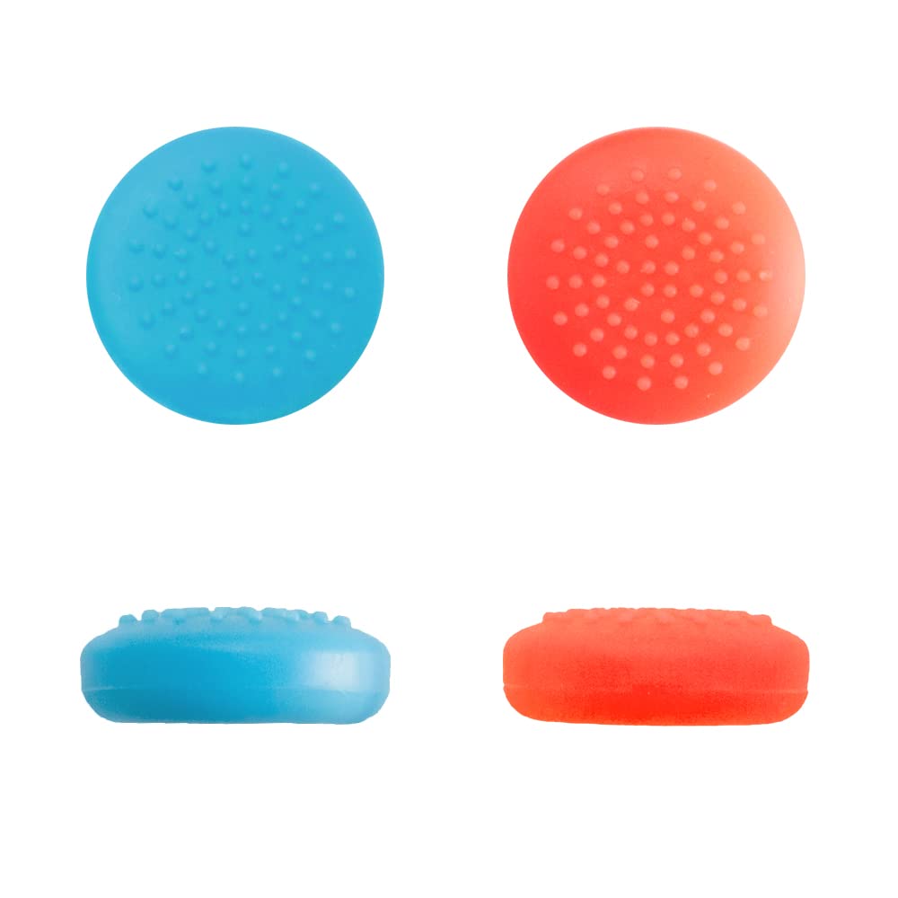 Answer Silicone Protect Plus für Switch-Stick mit organischem EL-Modell und normalem (Blau Rot) Joy-Con [Verbesserter Griff/Glattes Gefühl/Mit