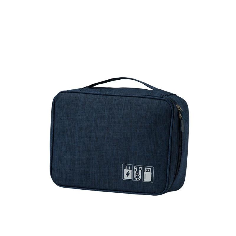 Portable Waterproof Travel Electronic Organizer Storage Bag Case for USB Cable Charger Plug Small Accessories Gadget EVA Pouch