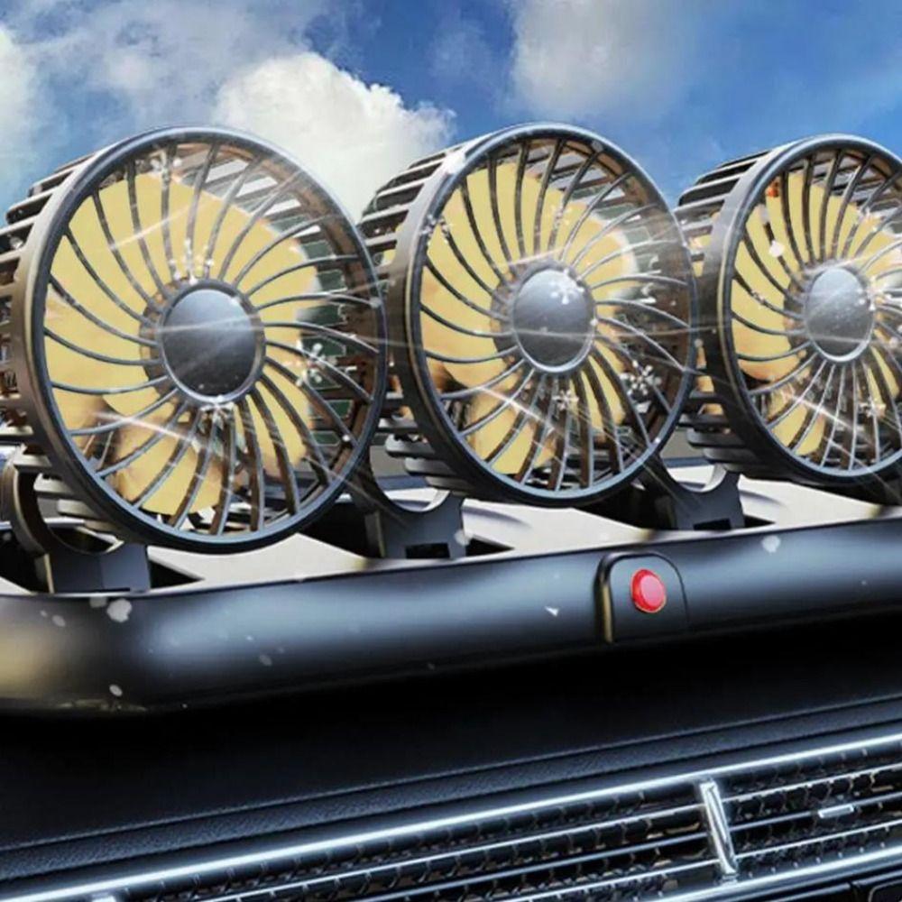 360 Degree Adjustable Portable Car Fan Automotive Electric Fan  Car Interior Accessories