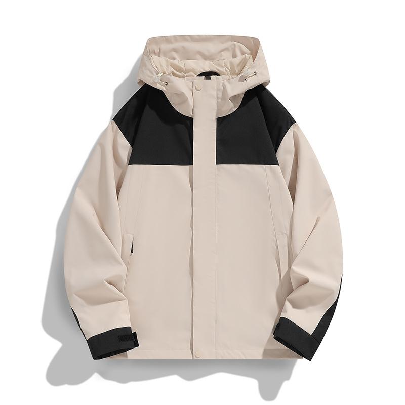 New Autumn Jacket Men and Women's Jacket Windproof Waterproof Color-blocking Casual Jacket Jacket Men Outdoor Couple Climbing