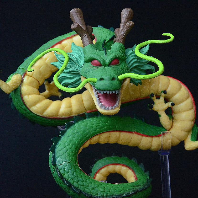 Anime Dragon Ball Shenron Summon Shenron Scene Anime Action Figure Model Gifts Collectible Figurines for Kids 18cm