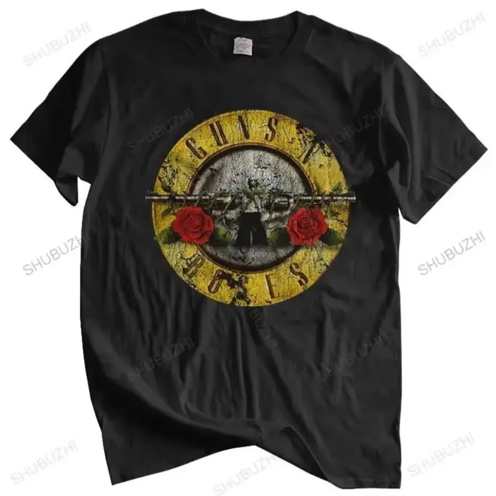 Womens T Shirt Summer Tshirt Guns N Roses Bullet Logo Rock Brand Tee-shirt Plus Size  Tops Summer Fahsion Streetwear